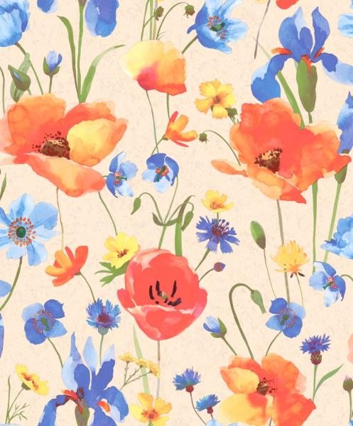 Акварель 592 349 01 обои флизелиновые 0,53*10м/9